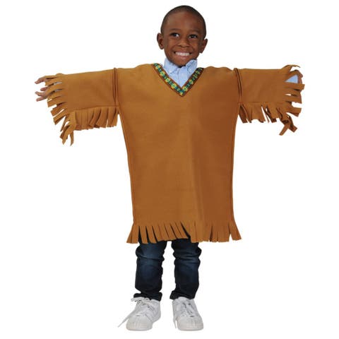 Festive Multiethnic Native American Boy Garment