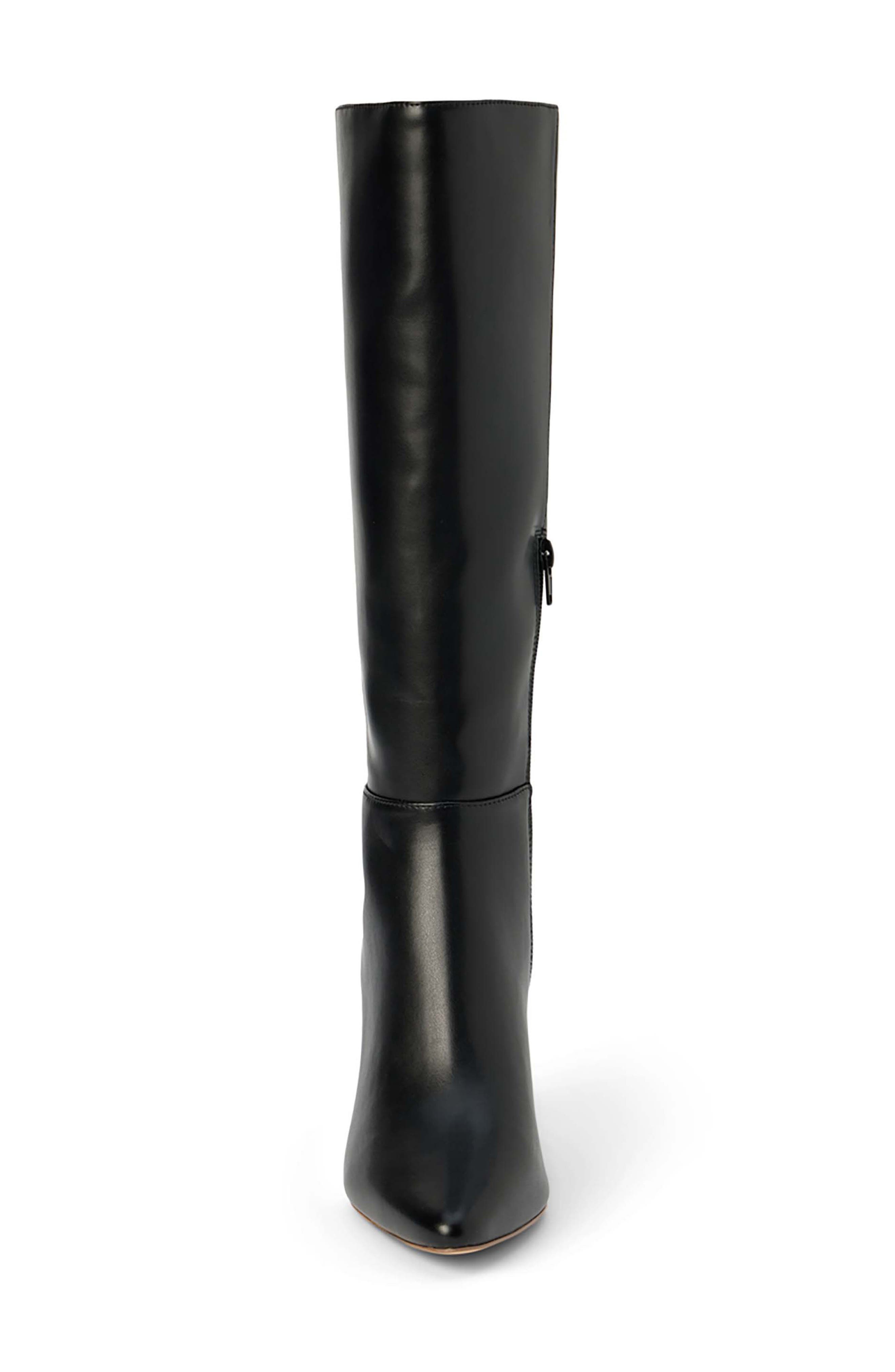 Coconuts by Matisse Willow Pointed Toe Knee High Boot, Alternate, color, Black Synthetic