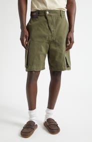 JW Anderson Twisted Cotton Cargo Shorts