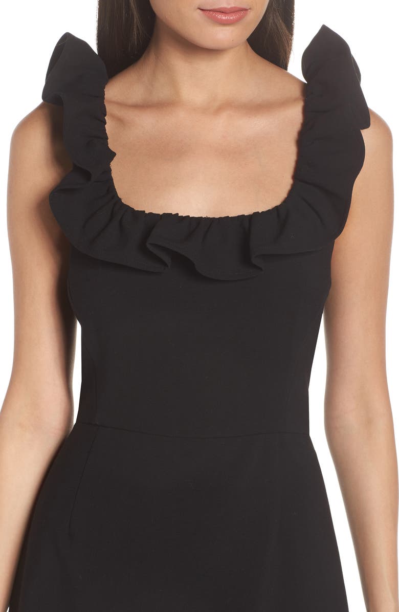 French Connection Whisper Ruffle Minidress, Alternate, color,