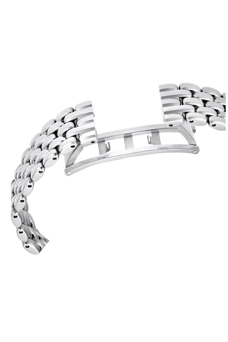 Imber Oval Bracelet Watch, 24mm x 26.3mm, Alternate, color, SILVER