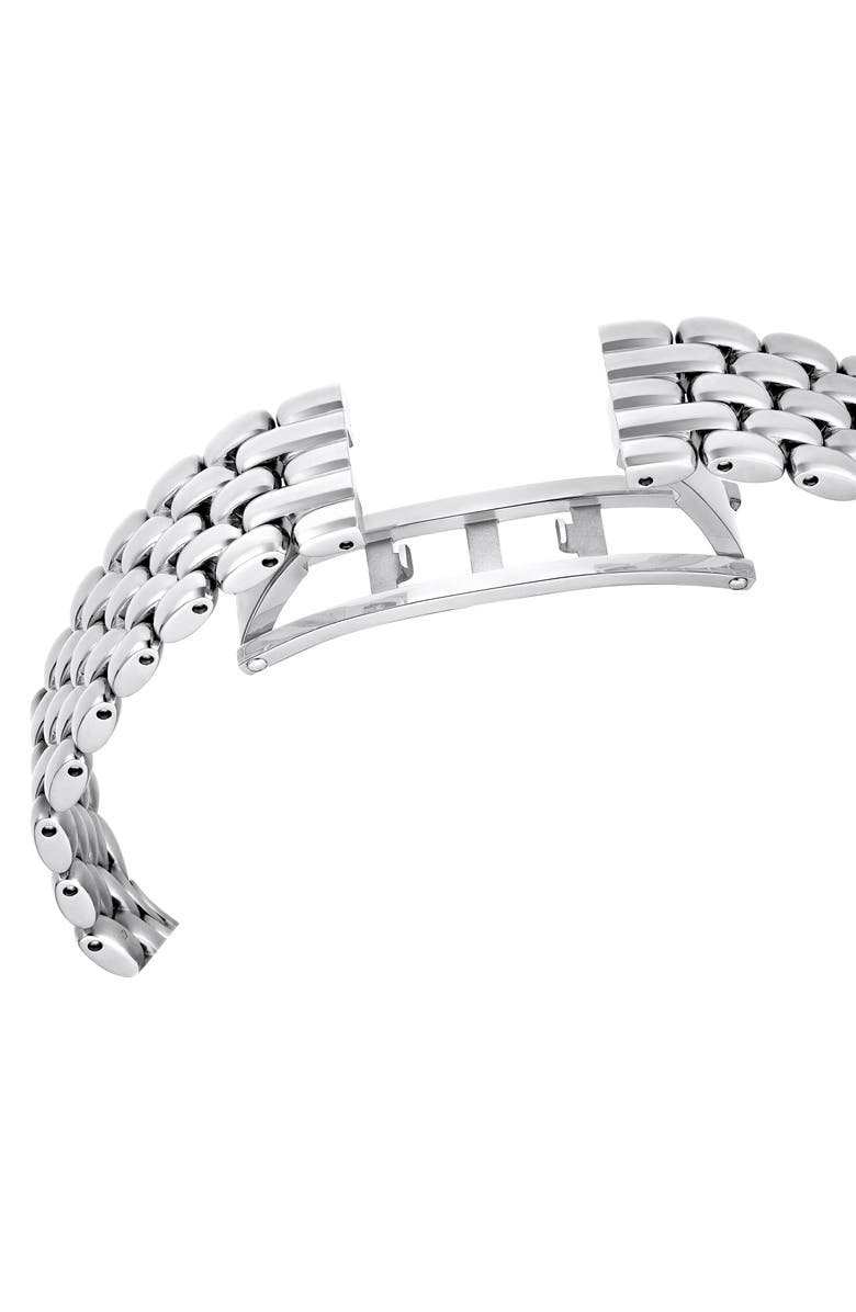 Swarovski Imber Oval Bracelet Watch, 24mm x 26.3mm, Alternate, color, Silver