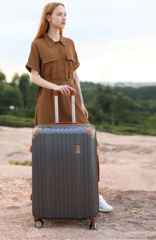 Miami Carry On Collins 3-piece Hardside Spinner Luggage Set In Gray