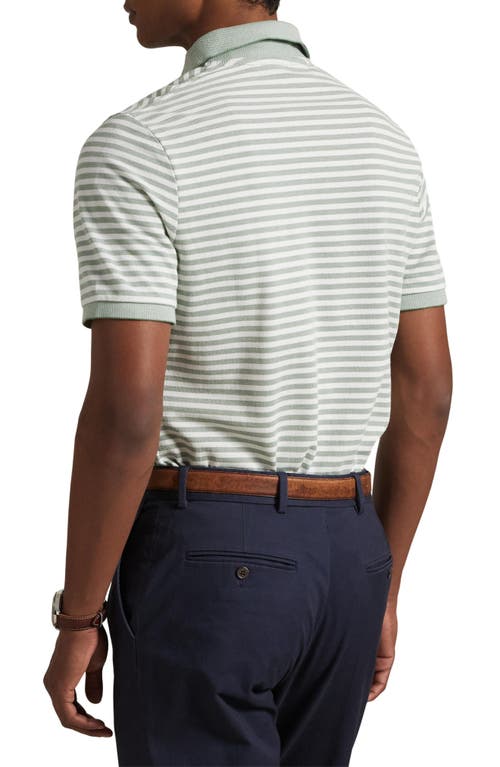 Polo Ralph Lauren Classic Fit Stripe Cotton Piqué Polo