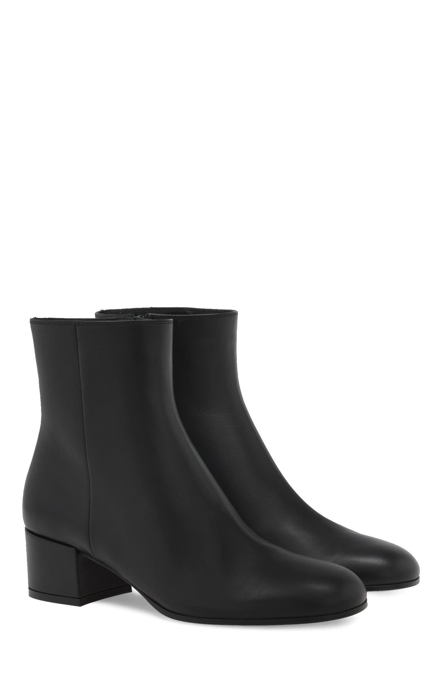 Gianvito Rossi Joelle 45 Booties, Alternate, color, Black Leather