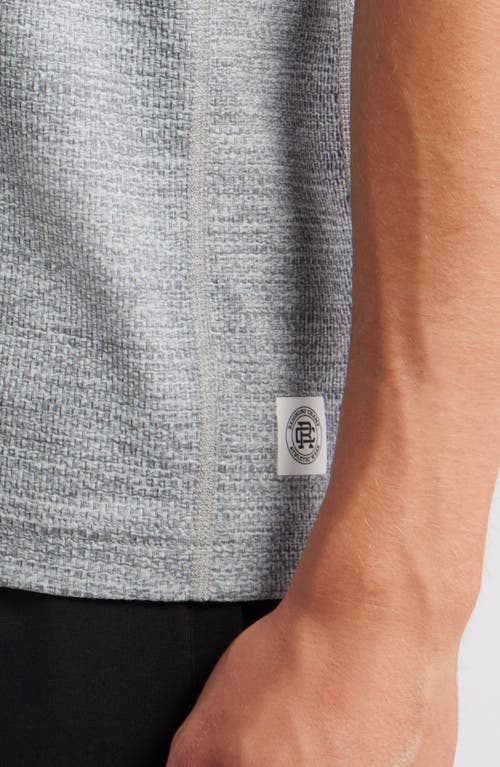 Reigning Champ Solotex® Mesh Tiebreak Performance T-shirt In Gray