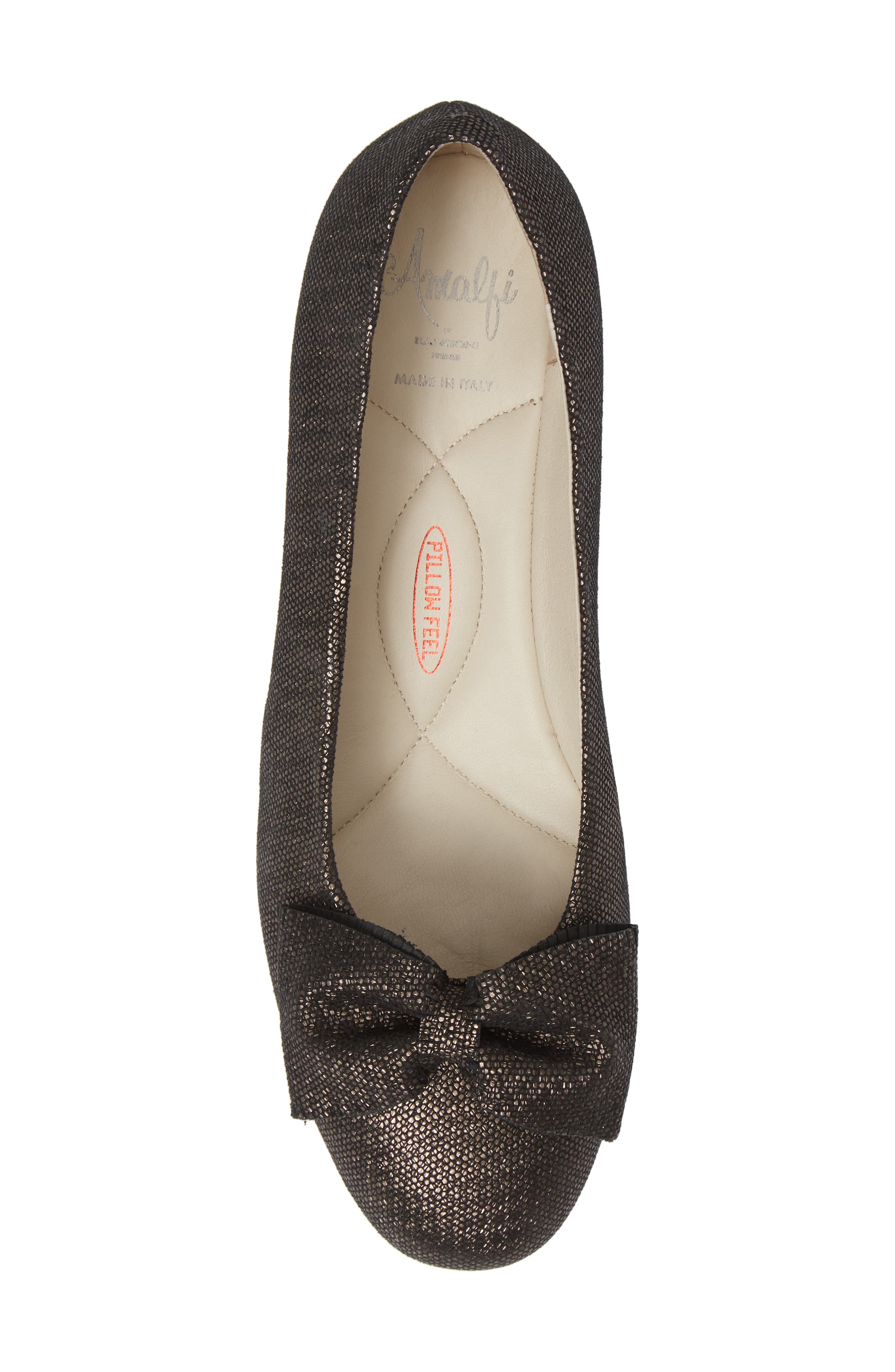 Amalfi by Rangoni Vipiteno Bow Skimmer Wedge, Alternate, color, 
