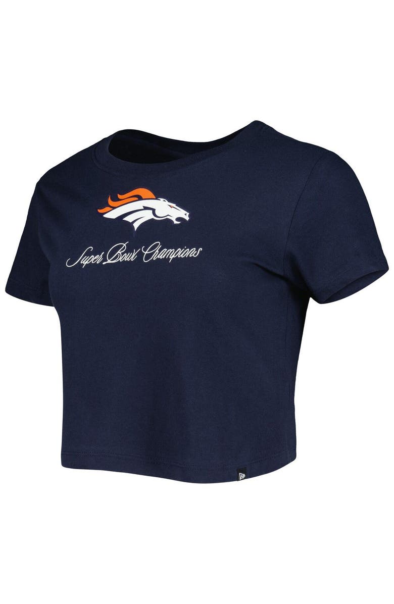 New Era Women's New Era Navy Denver Broncos Historic Champs T-Shirt, Alternate, color, Navy