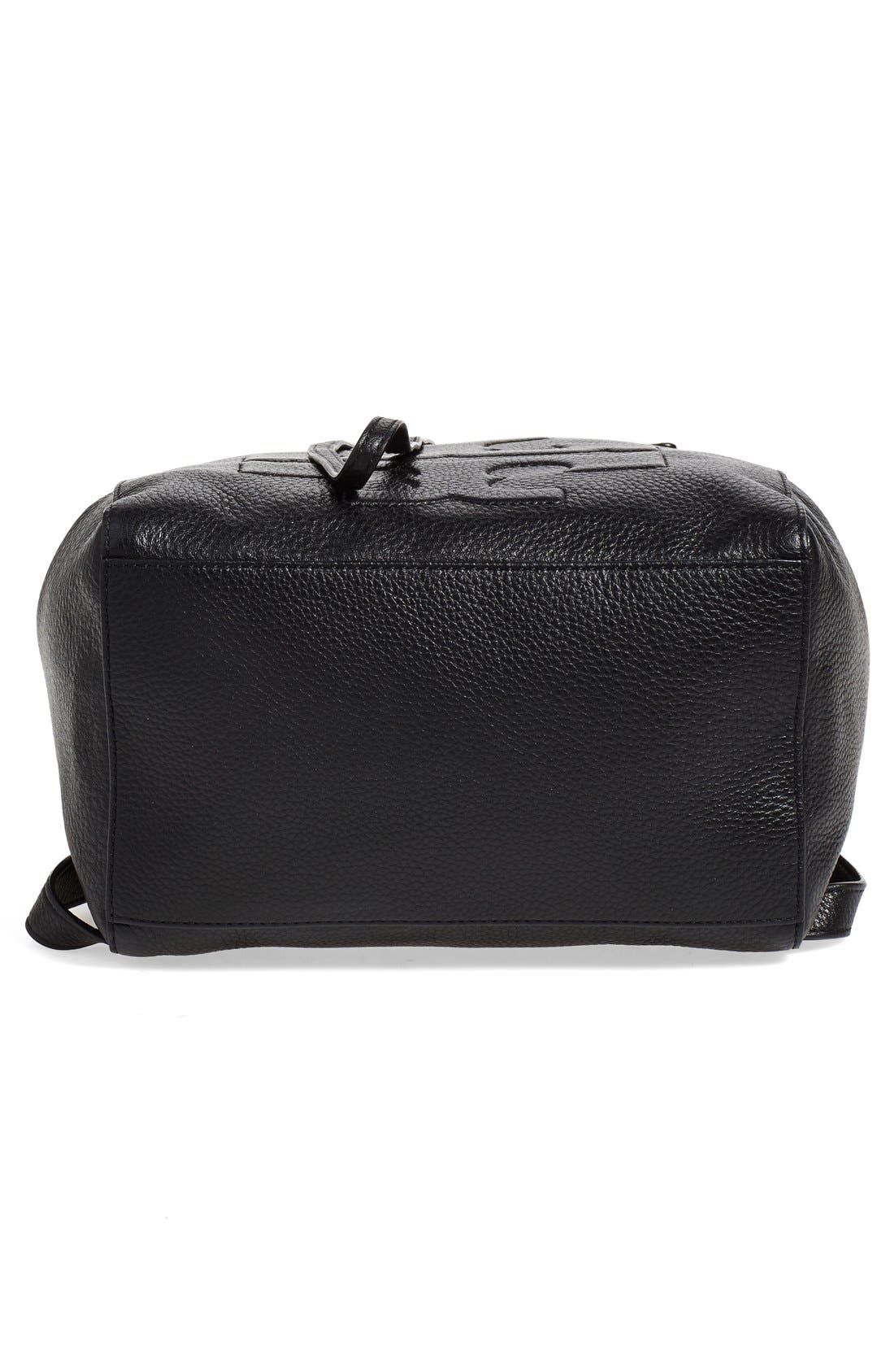 Tory Burch 'Bombe T' Leather Backpack, Alternate, color, 