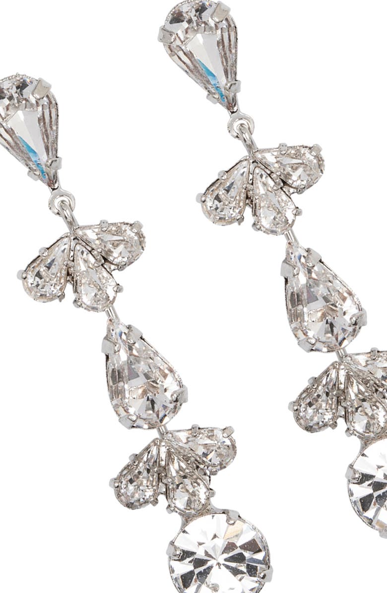 Jennifer Behr Talita Crystal Linear Drop Earrings, Alternate, color, 