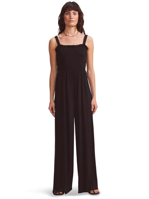 Shirred Bodice Jersey Jumpsuit