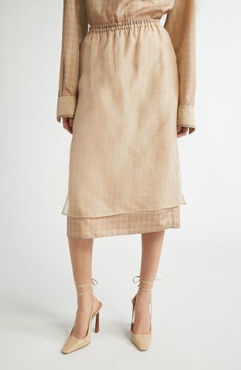 EENK Silk Organza Layered Skirt | Nordstrom