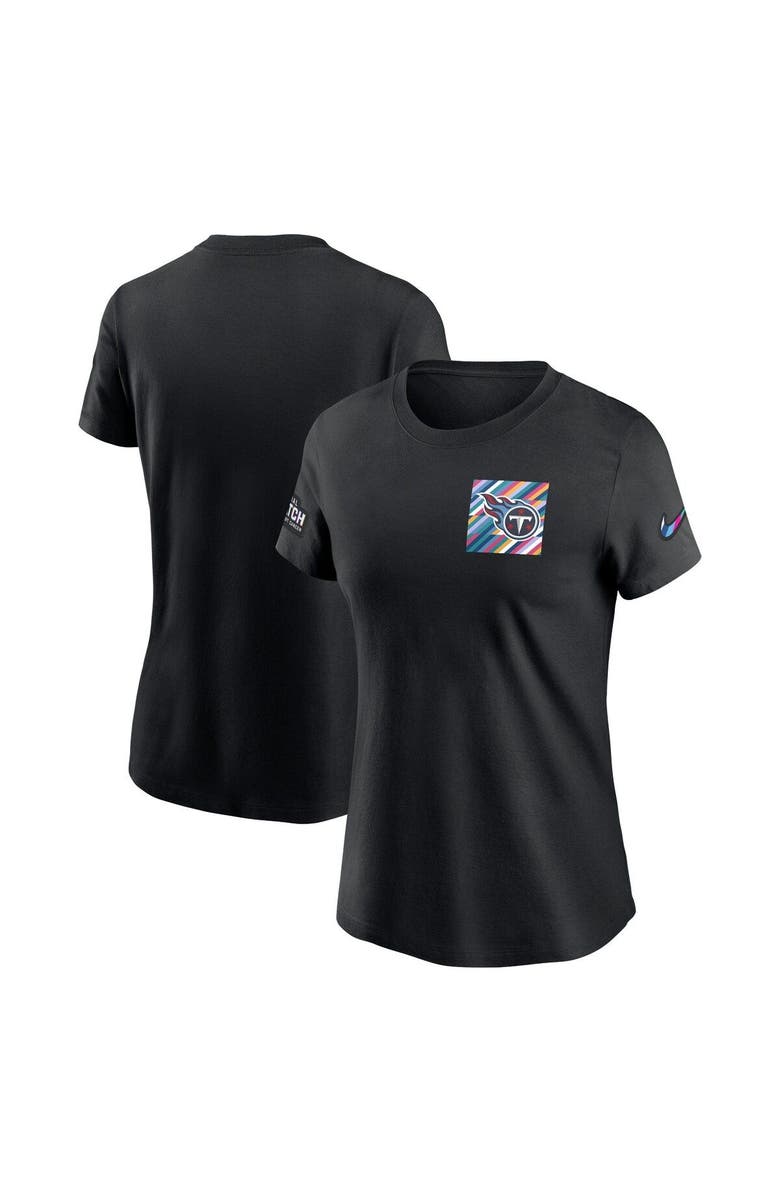 Nike Women's Nike  Black Tennessee Titans 2023 NFL Crucial Catch Sideline Tri-Blend T-Shirt, Main, color, 