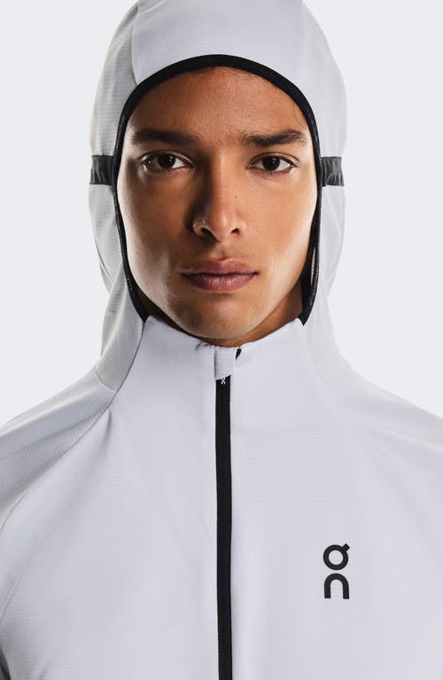 On Climate Zip Hoodie In White