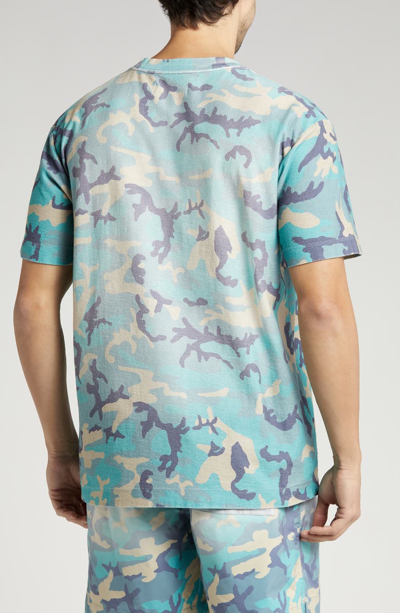 PURPLE BRAND Camo Logo Graphic T-Shirt, Alternate, color, Blue Multi
