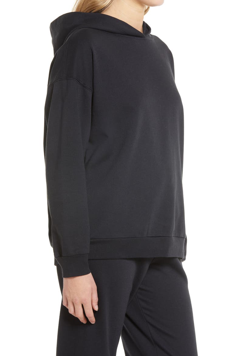 Boyfriend Hoodie, Alternate, color, BLACK