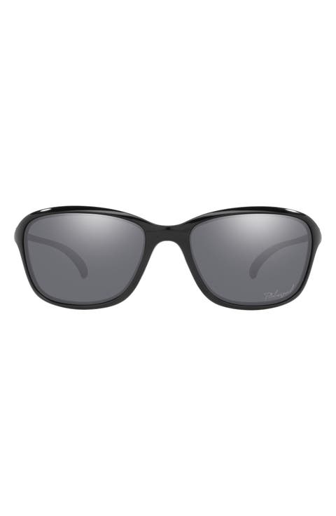 59mm Polarized Round Sunglasses