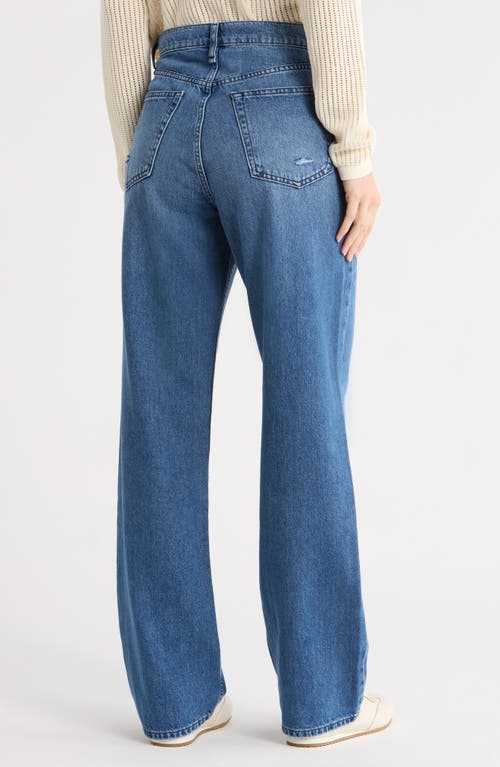 Rag & Bone Shannon High Waist Relaxed Straight Leg Jeans In Blue
