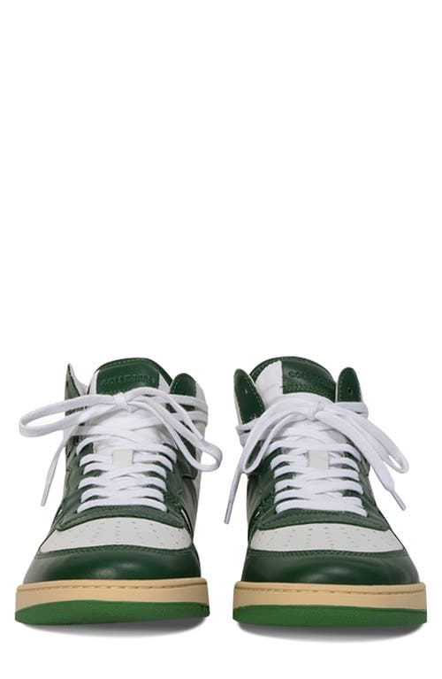 Collegium Pillar Destroyer High Top Sneaker In Green