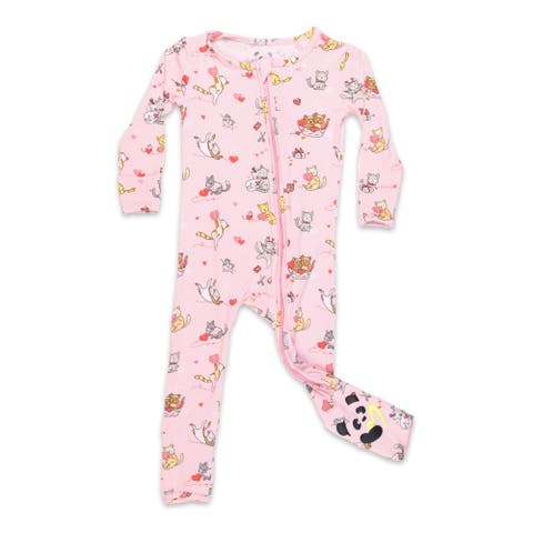 Baby Valentines Kittens Convertible Footie (Baby & Toddler)