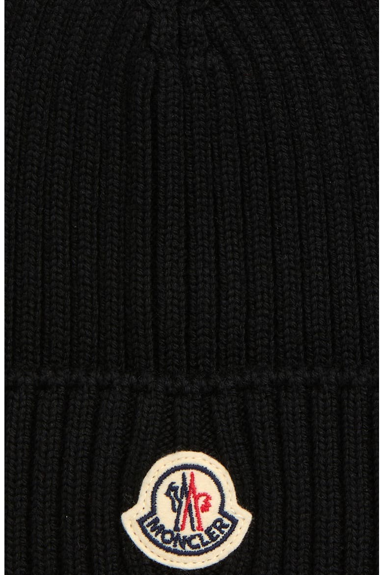 Virgin Wool Beanie, Alternate, color, BLACK