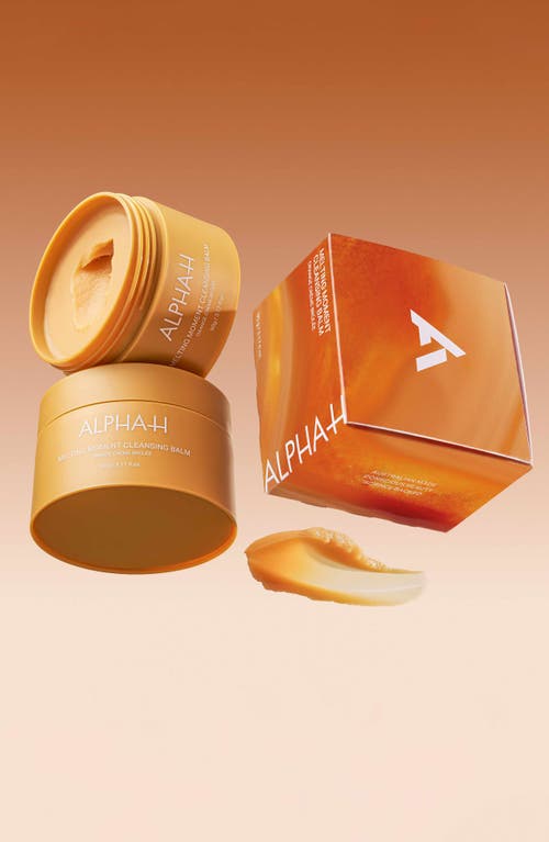 Alpha-h Melting Moment Orange Crème Brûlée Cleansing Balm In Transparent