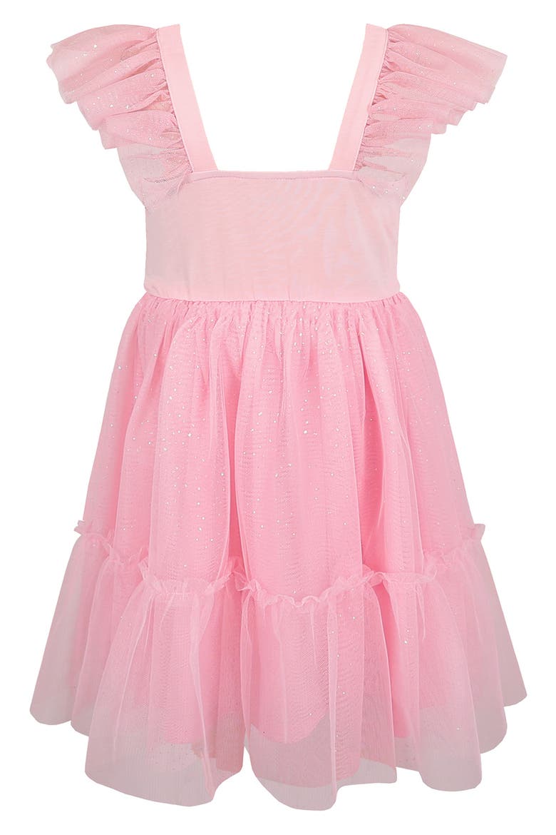 Kids' Sequin Bow Dress, Alternate, color, BLUSH