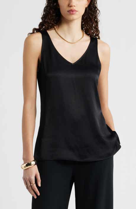 Satin Shell Top