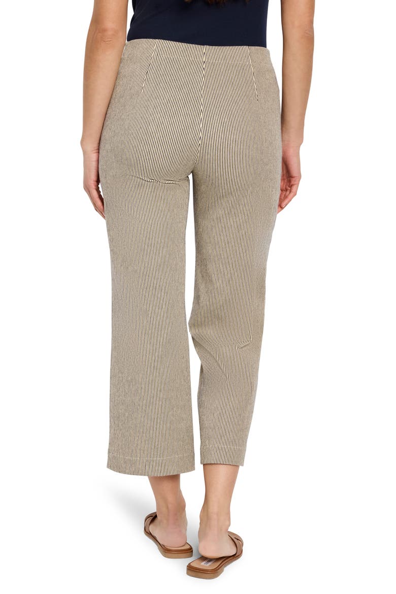 All Day Stripe Crop Wide Leg Pull-On Jeans, Alternate, color, NEUTRAL MULTI