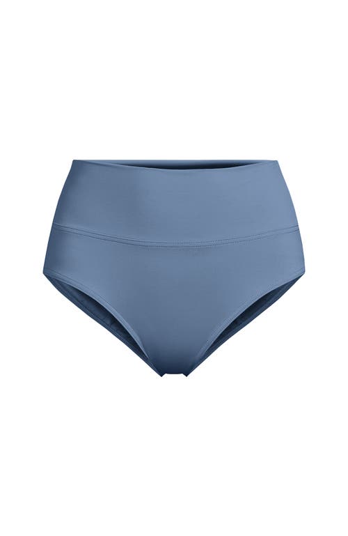 LANDS' END LANDS' END CHLORINE RESISTANT PINCHLESS HIGH WAISTED BIKINI BOTTOMS