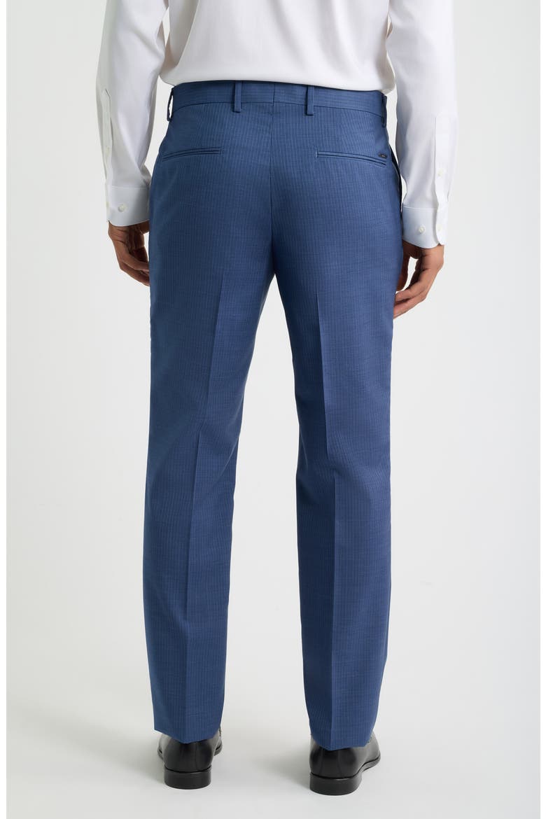 Genius Pinstripe Wool Trousers, Alternate, color, LIGHT/ PASTEL BLUE