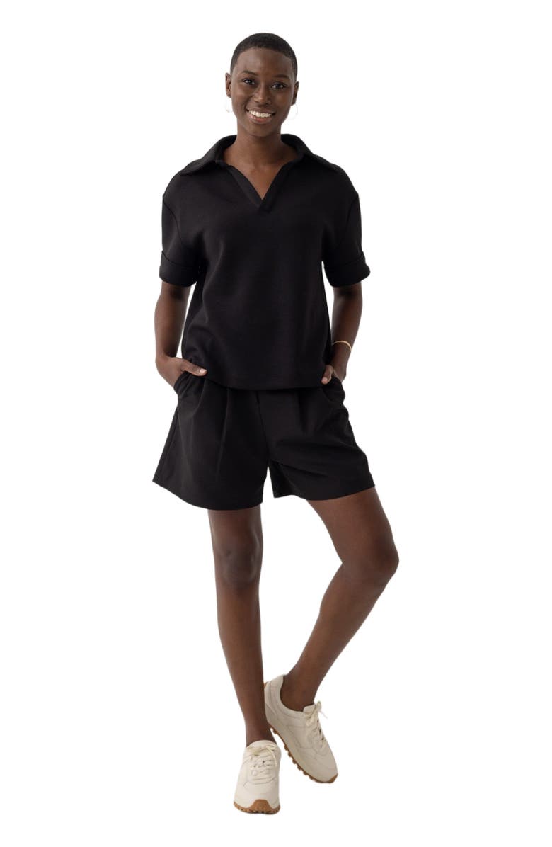 Honors The High-Waisted Short, Main, color, Black