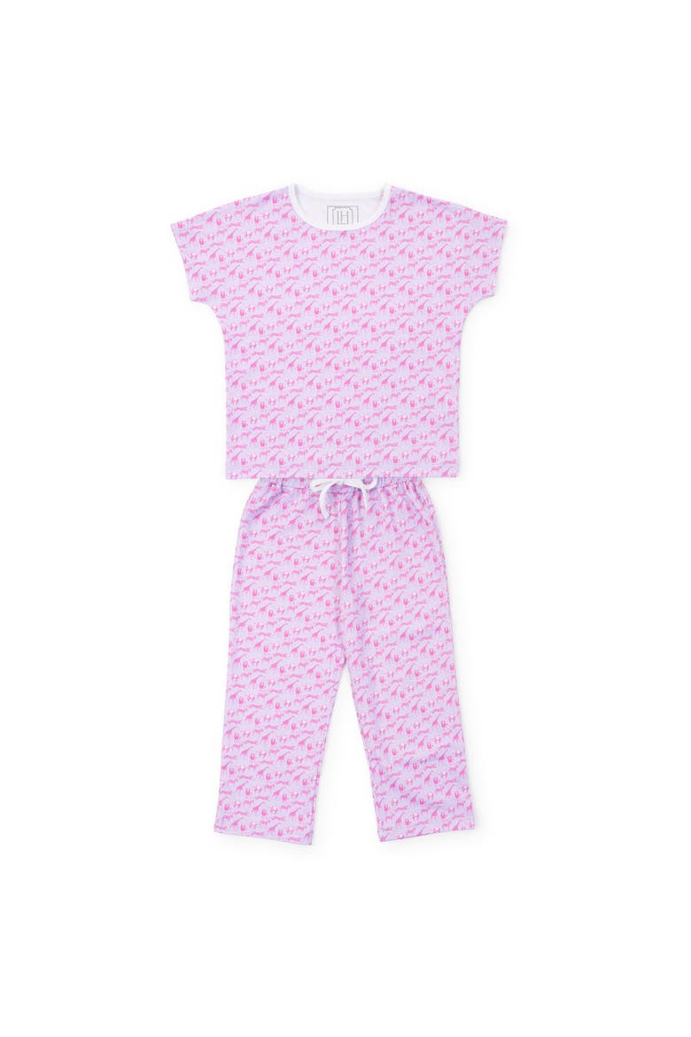 Merrick Girls' Pant Set, Main, color, Pink Savanna Safari