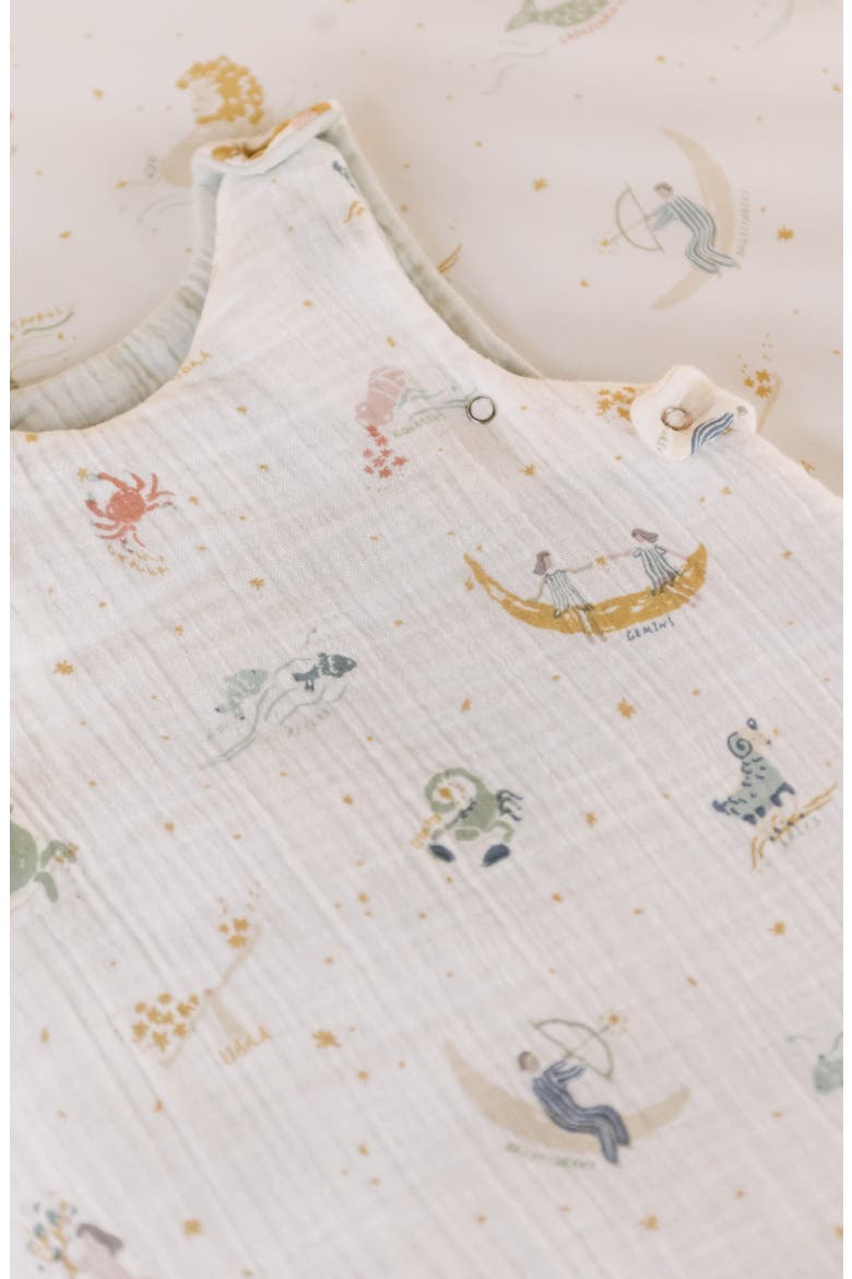 1.0 TOG Organic Cotton Sleep Bag, Alternate, color, ZODIAC