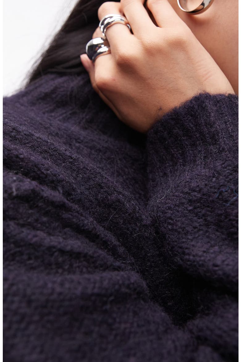 Turtleneck Sweater, Alternate, color, NAVY