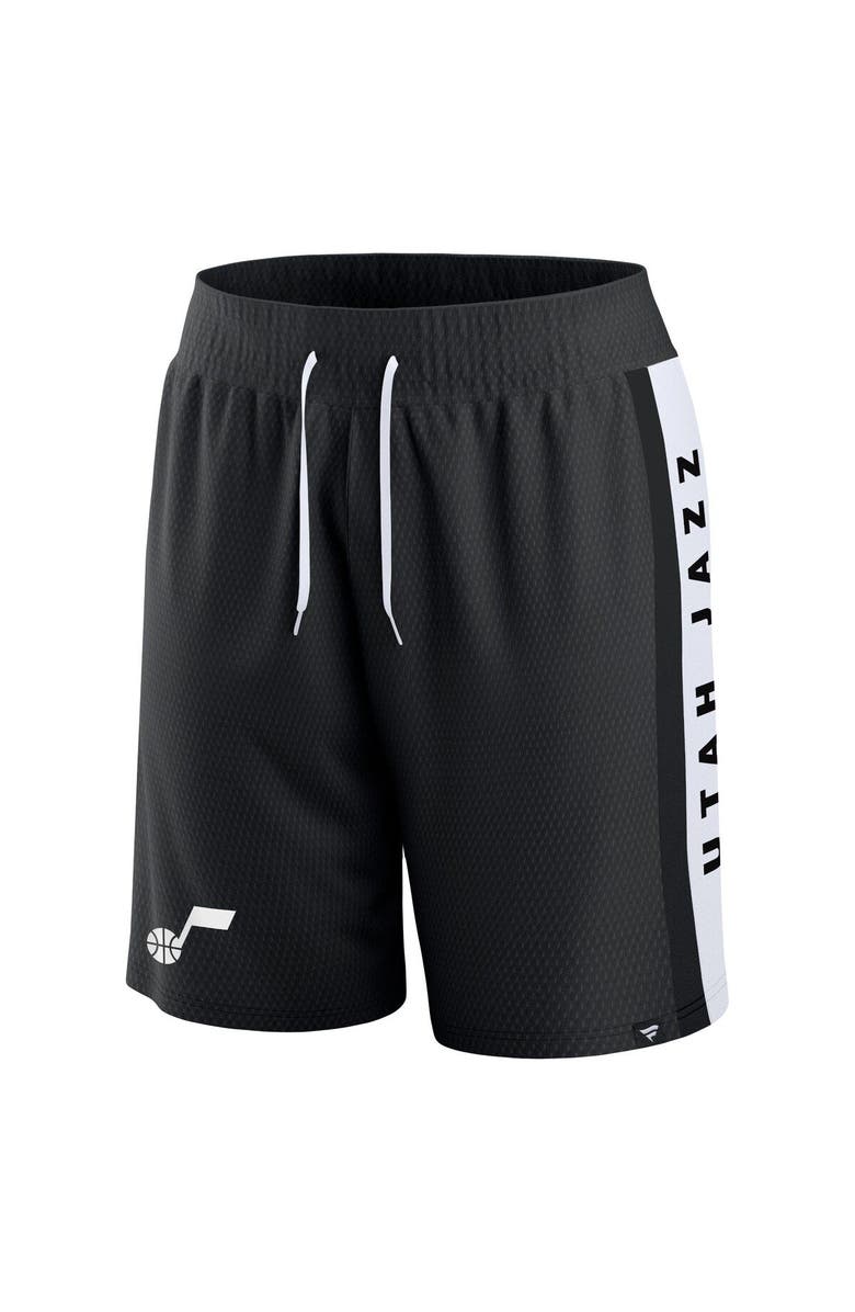 FANATICS Men's Fanatics Branded Black Utah Jazz Referee Iconic Mesh Shorts, Alternate, color, Black