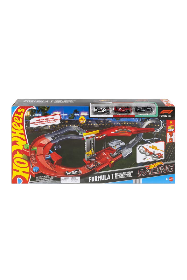Racing Formula 1 Downhill Circuit Race Track Set, Alternate, color, F1