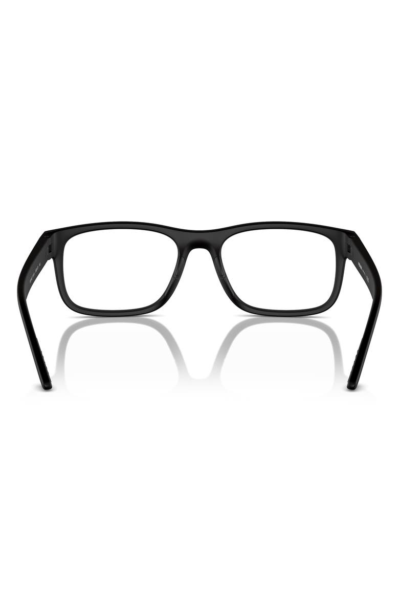 Prada Linea Rossa 52mm Rectangular Optical Glasses, Alternate, color, 