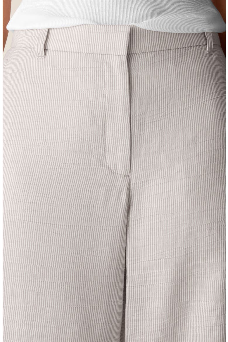 High Waist Linen Blend Wide Leg Pants, Alternate, color, WHEAT