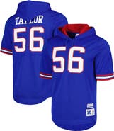 Mitchell & Ness Men's Mitchell & Ness Lawrence Taylor Royal New York Giants Retired Player Name & Number Mesh Hoodie T-Shirt