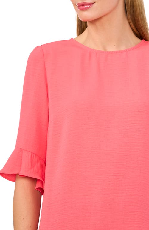 CECE CECE RUFFLE CUFF TOP 