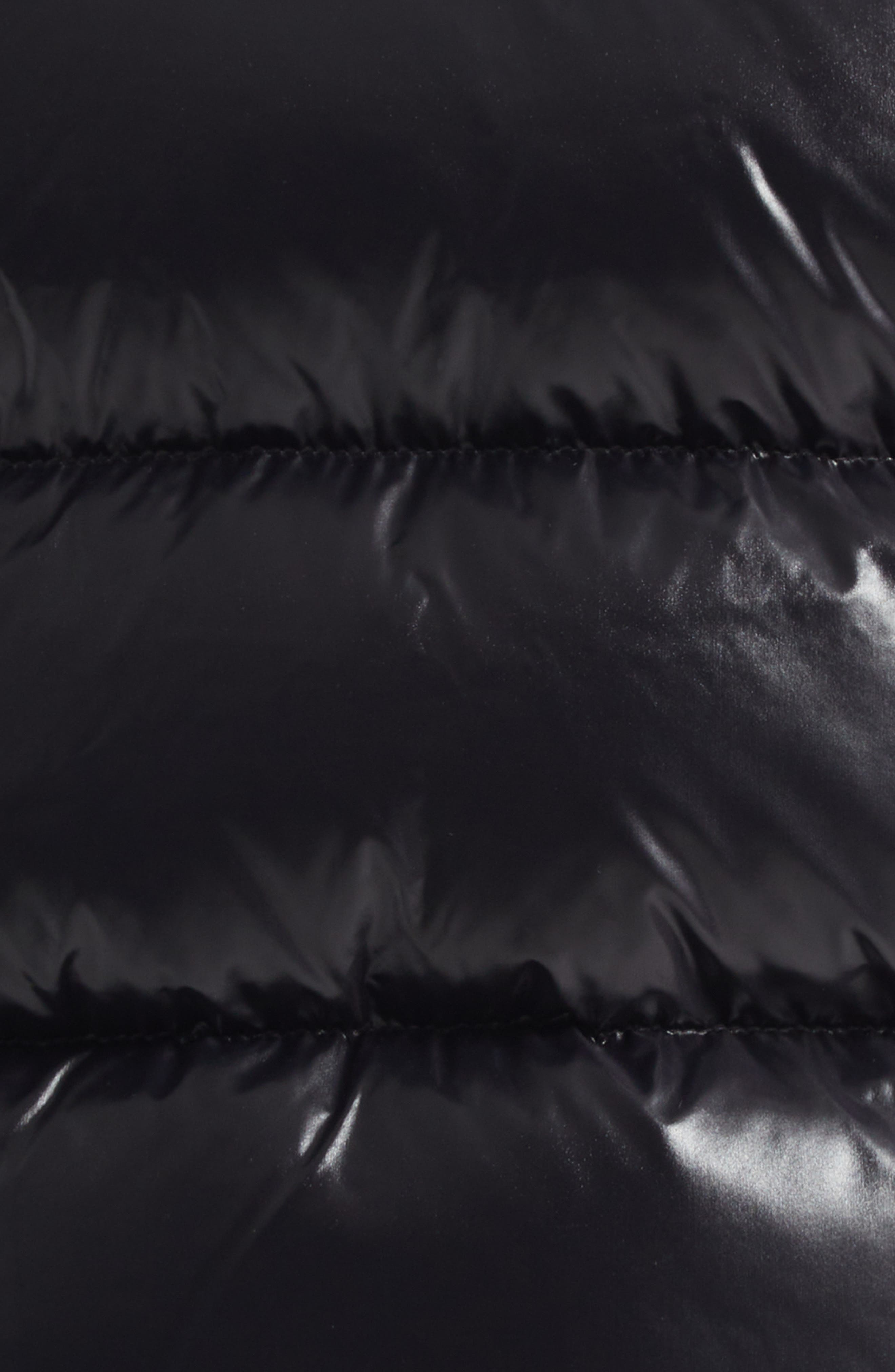 Moncler Maya Lacquered Nylon Down Jacket — фото 5