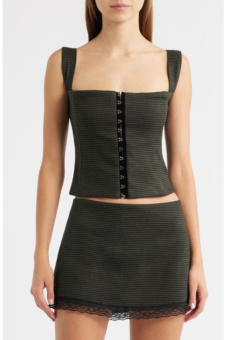 Ambrose Houndstooth Corset, Main, color, HOUNDSTOOTH