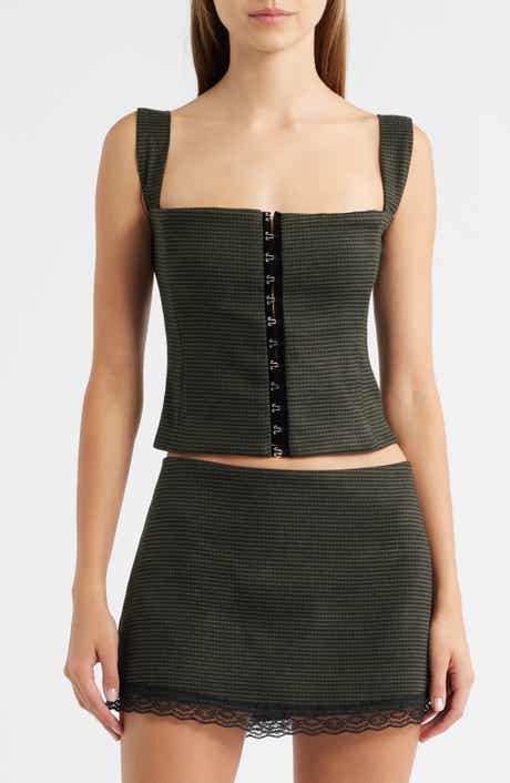 Bella Venice Ambrose Houndstooth Corset