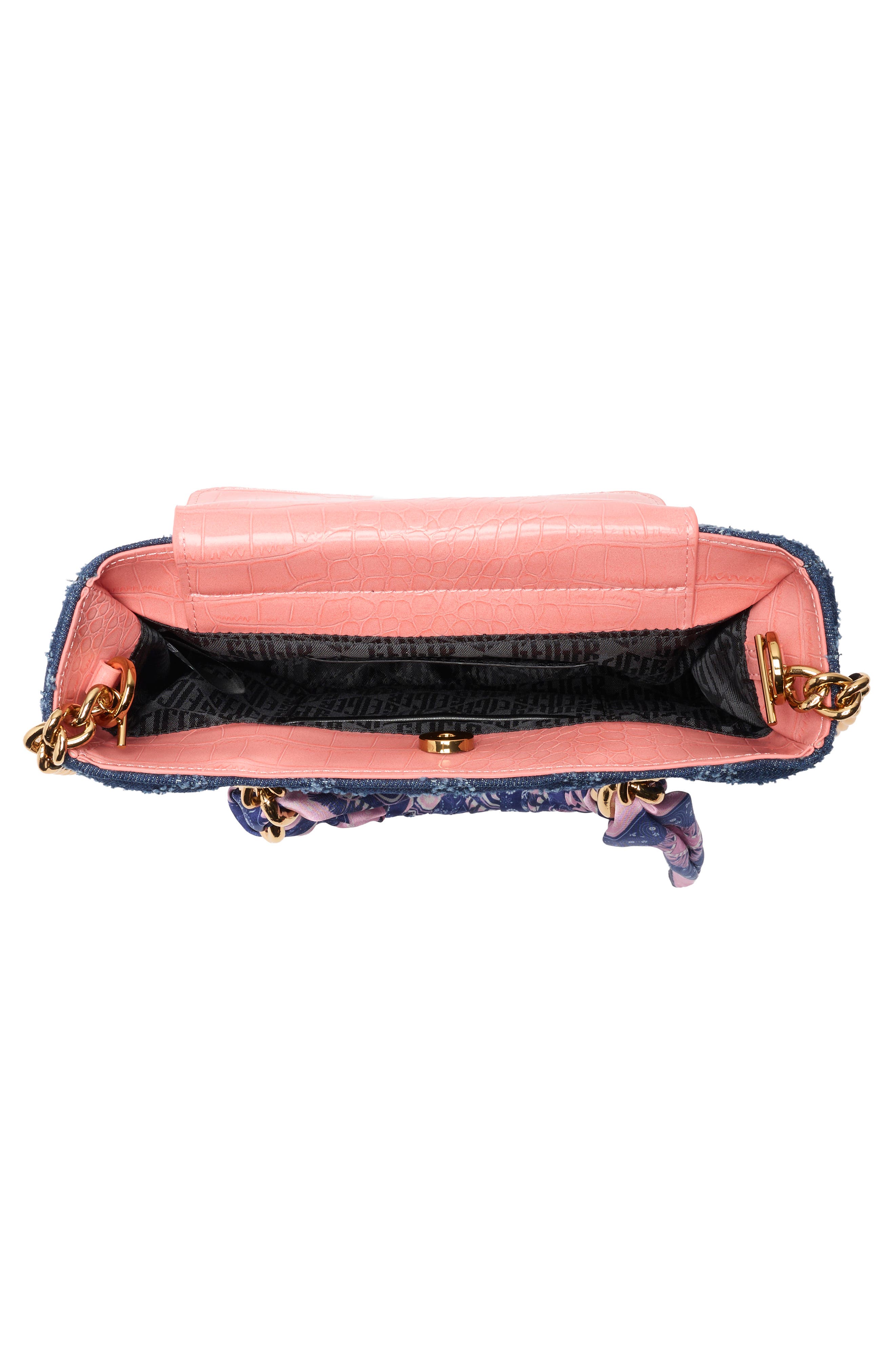 KG Kurt Geiger Brixton Scarf Shoulder Bag, Alternate, color, Navy