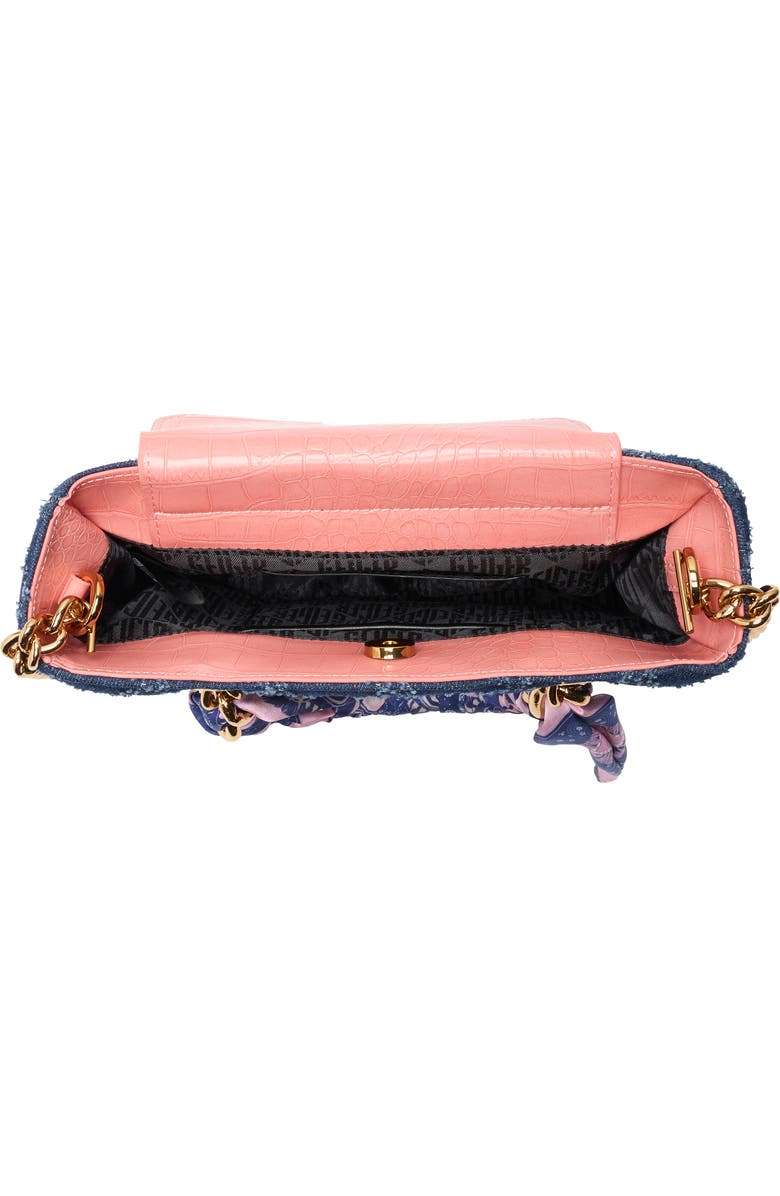 KG Kurt Geiger Brixton Scarf Shoulder Bag, Alternate, color, Navy