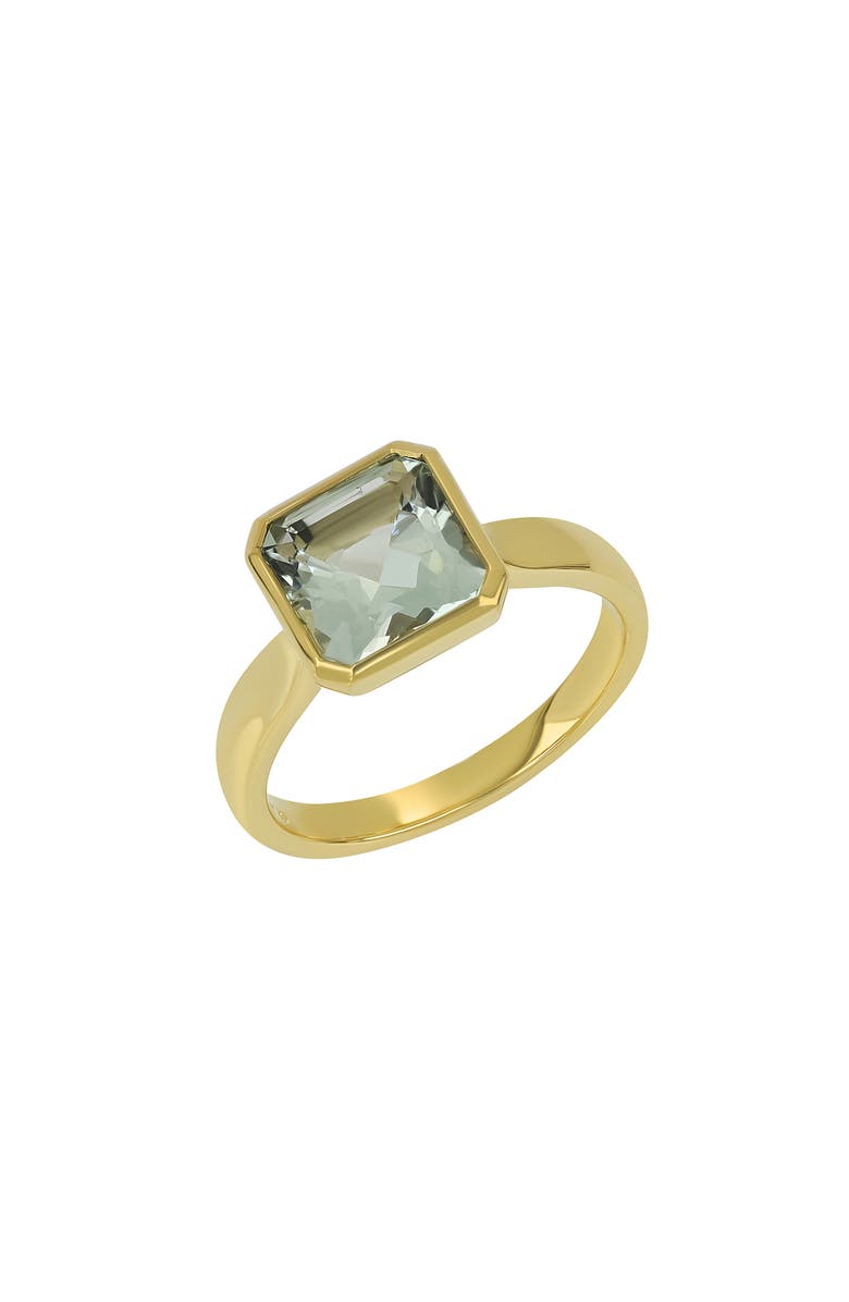Bony Levy 18K Gold Octagon Prasiolite Ring, Main, color, 