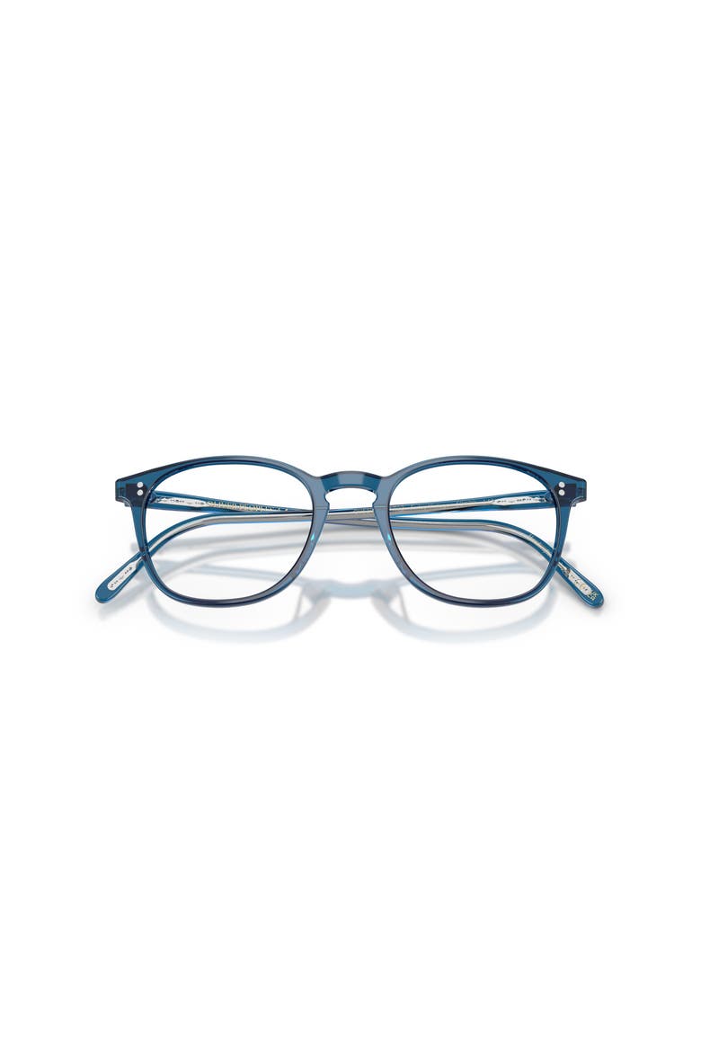 52mm Square optical glasses, Alternate, color, Blue