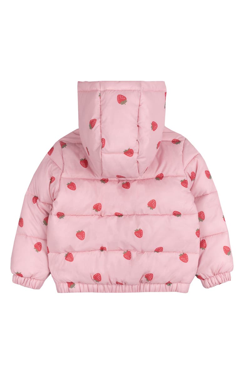 MILES THE LABEL Print Water Resistant Hooded Quilted Jacket, Alternate, color,