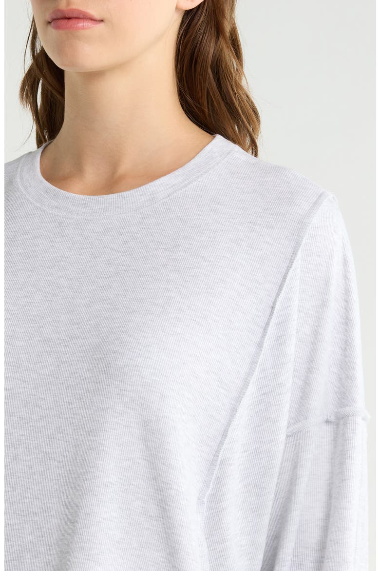 All My Love Long Sleeve Rib T-Shirt, Alternate, color, HEATHER GREY
